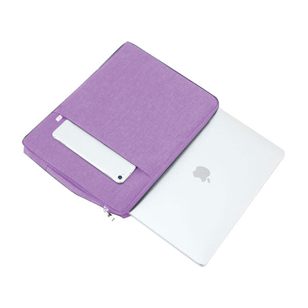 Ikase Polyester Purple - Macbook Slim Sleeve - Macbook Air Pro Retina M1 M2 13" 13.6" Inch