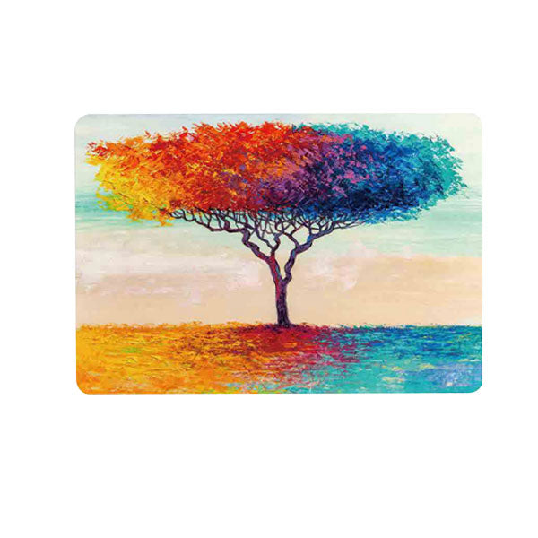 Ikase RainbowTree-155 - Macbook Case - Macbook M1 M2 Pro Max 14" 16" Inch + Free Keyboard Cover