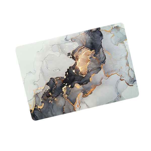 ikase RS-1042WHITE Without Apple Cut Out Logo - Macbook Case - Macbook Air Pro M1 M2 Pro Max 13" 13.6" 14" 16" inch + Free Keyboard Cover