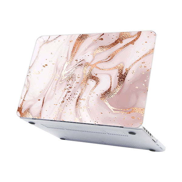 Ikase RS-1043WHITE Without Apple Cut Out Logo - Macbook Case - Macbook Air Pro 13" Inch + Free Keyboard Cover