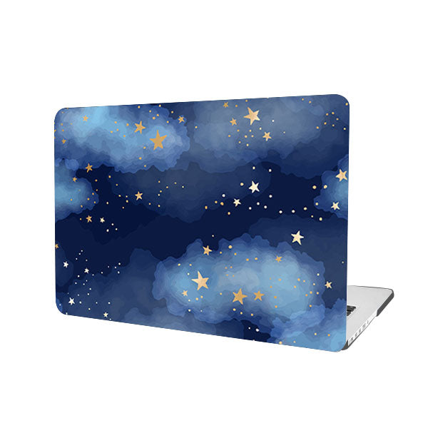 Ikase RS-1127BLACK Without Apple Cut Out Logo - Macbook Case - Macbook Air Pro 13" 13.6" Inch + Free Keyboard Cover