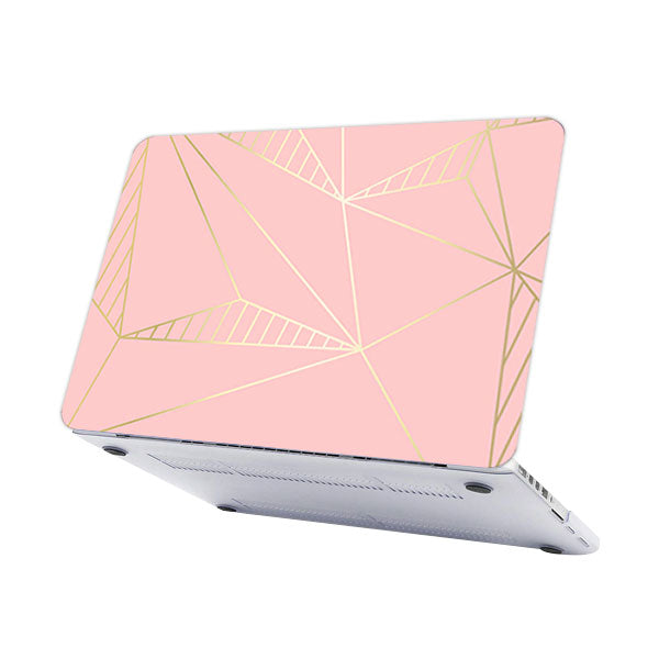 Ikase RS-1131WHITE Without Apple Cut Out Logo - Macbook Case - Macbook Air Pro 13" Inch + Free Keyboard Cover