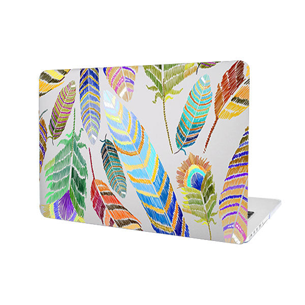 Ikase RS-1133White Without Apple Cut Out Logo - Macbook Case - Macbook Air Pro 13" Inch + Free Keyboard Cover