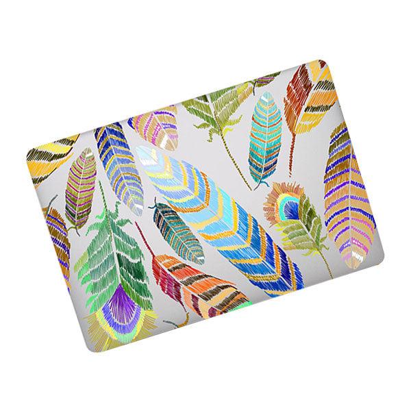 ikase RS-1133White Without Apple Cut Out Logo - Macbook Case - Macbook Air Pro 13" inch + Free Keyboard Cover