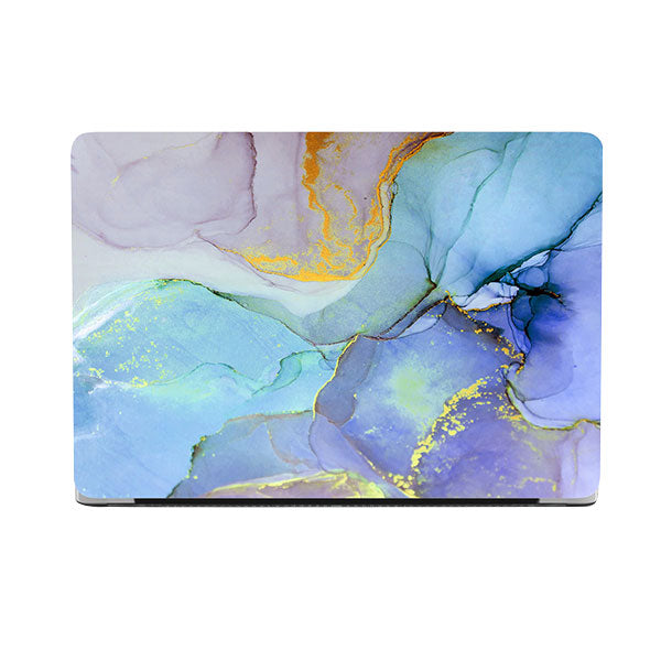 Ikase RS-1176WHITE Without Apple Cut Out Logo - Macbook Case - Macbook Air Pro 13" 13.6" Inch + Free Keyboard Cover