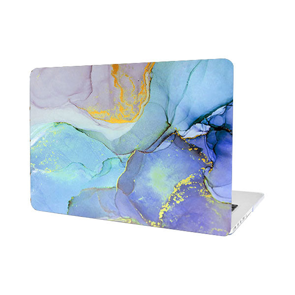 Ikase RS-1176WHITE Without Apple Cut Out Logo - Macbook Case - Macbook Air Pro 13" 13.6" Inch + Free Keyboard Cover