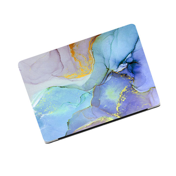 ikase RS-1176WHITE Without Apple Cut Out Logo - Macbook Case - Macbook Air Pro 13" 13.6" inch + Free Keyboard Cover