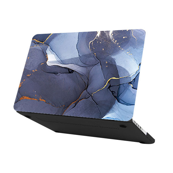 Ikase RS-1211BLACK Without Apple Cut Out Logo - Macbook Case - Macbook Air Pro 13" 13.6" Inch + Free Keyboard Cover