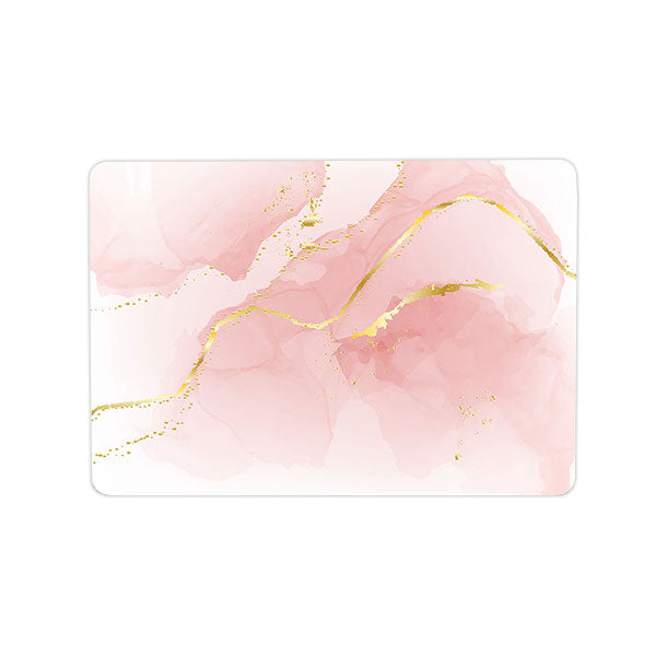 Ikase RS-1255WHITE Without Apple Cut Out Logo - Macbook Case - Macbook Air Pro 13" 13.6" Inch + Free Keyboard Cover