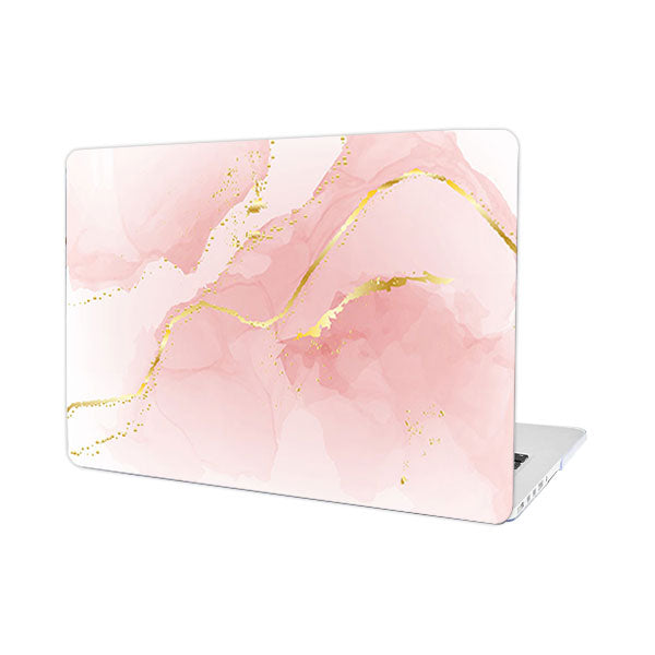 Ikase RS-1255WHITE Without Apple Cut Out Logo - Macbook Case - Macbook Air Pro 13" 13.6" Inch + Free Keyboard Cover