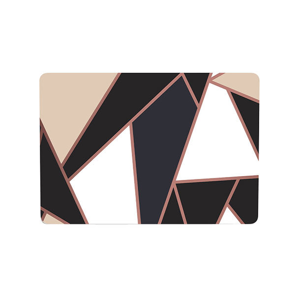 Ikase RS-1279WHITE Without Apple Cut Out Logo - Macbook Case - Macbook Air Pro 13" Inch + Free Keyboard Cover