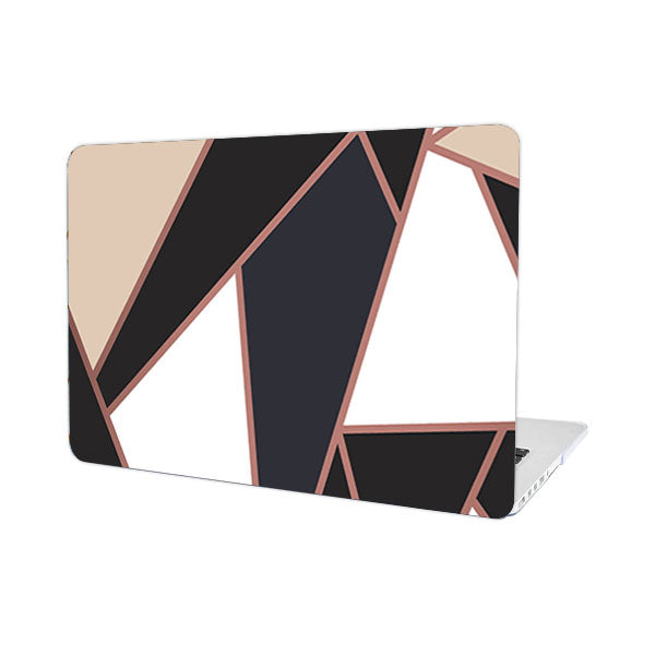 Ikase RS-1279WHITE Without Apple Cut Out Logo - Macbook Case - Macbook Air Pro 13" Inch + Free Keyboard Cover