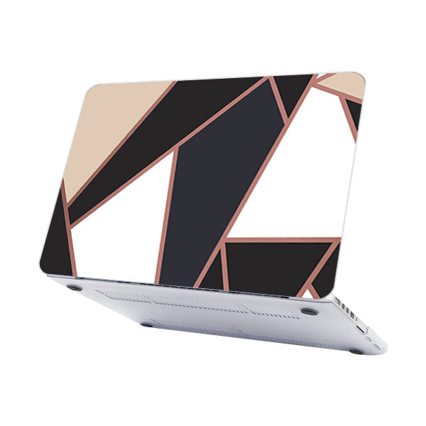 Ikase RS-1279WHITE Without Apple Cut Out Logo - Macbook Case - Macbook Air Pro 13" Inch + Free Keyboard Cover