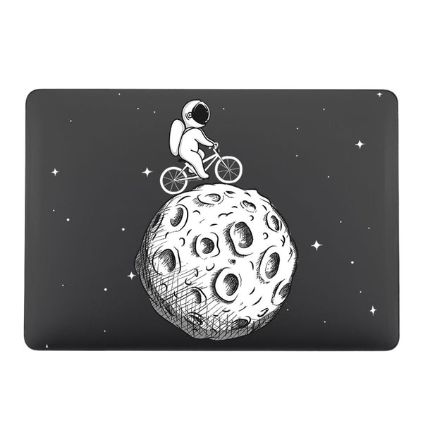 ikase RS-1505WHITE Without Apple Cut Out Logo - Macbook Case - Macbook Air 13" 13.6" inch +Free Keyboard Cover