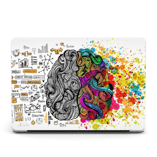 ikase RS-1509WHITE Without Apple Cut Out Logo - Macbook Case - Macbook Air 13" 13.6" inch +Free Keyboard Cover