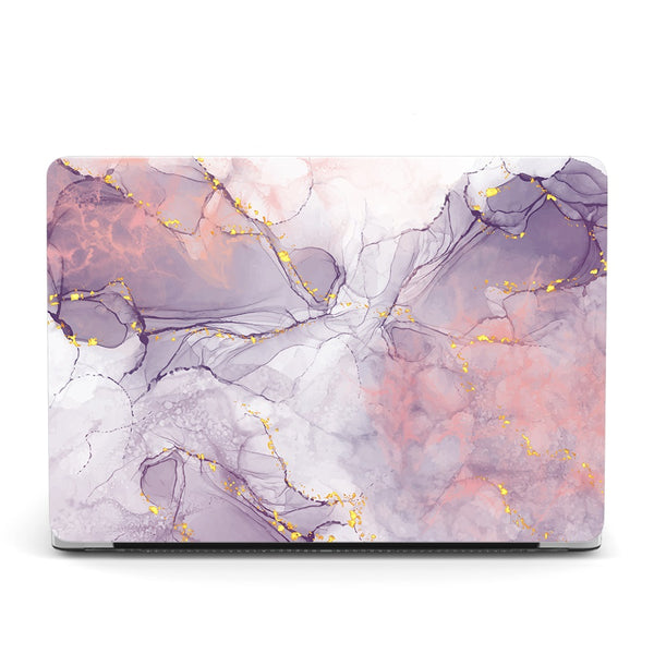 ikase RS-1550WHITE Without Apple Cut Out Logo - Macbook Case - Macbook Air 13" 13.6" inch +Free Keyboard Cover