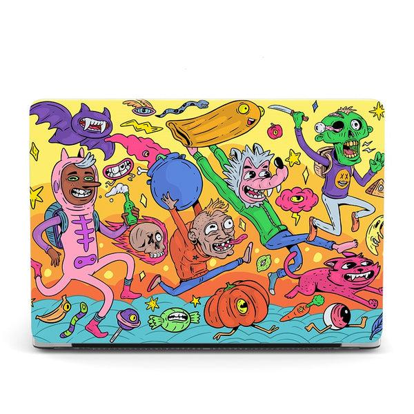 ikase RS-1562WHITE Without Apple Cut Out Logo - Macbook Case - Macbook Air 13" 13.6" inch +Free Keyboard Cover