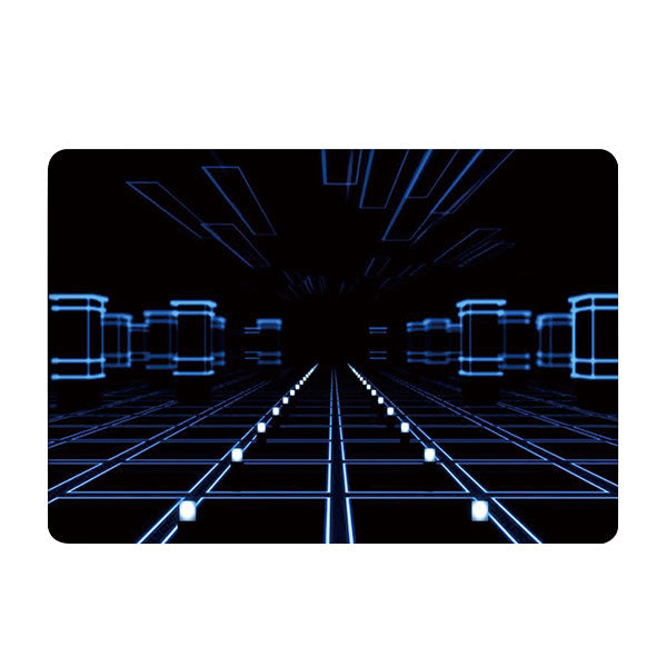 Ikase RS-15BLACK Without Apple Cut Out Logo - Macbook Case - Macbook Air Pro 13" 13.6" Inch + Free Keyboard Cover