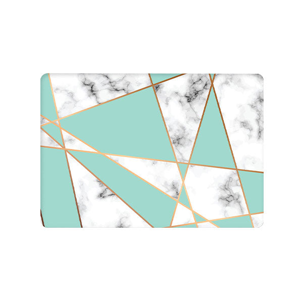 Ikase RS-248WHITE Without Apple Cut Out Logo - Macbook Case - Macbook Air Pro 13" Inch + Free Keyboard Cover