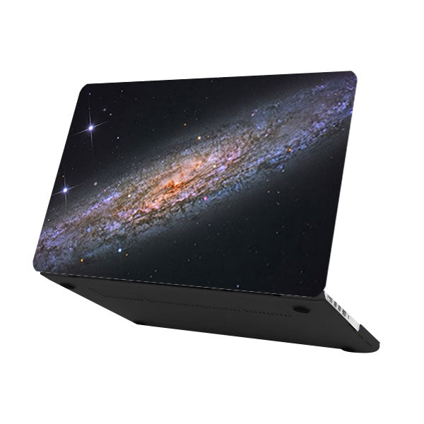Ikase RS-317BLACK Without Apple Cut Out Logo - Macbook Case - Macbook Air Pro 13" Inch + Free Keyboard Cover