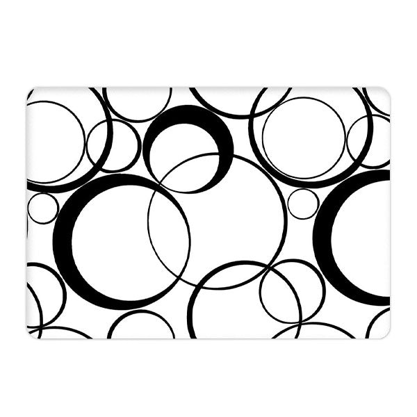 Ikase RS-506WHITE Without Apple Cut Out Logo - Macbook Case - Macbook Air Pro 13" Inch + Free Keyboard Cover