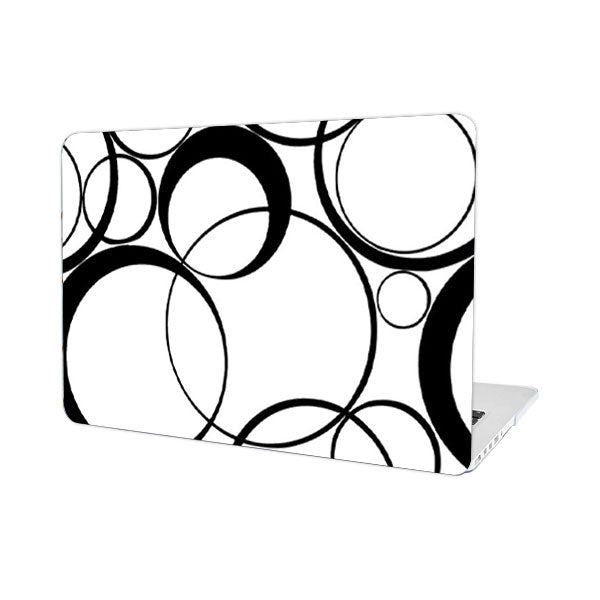 Ikase RS-506WHITE Without Apple Cut Out Logo - Macbook Case - Macbook Air Pro 13" Inch + Free Keyboard Cover