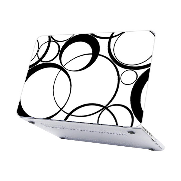 Ikase RS-506WHITE Without Apple Cut Out Logo - Macbook Case - Macbook Air Pro 13" Inch + Free Keyboard Cover