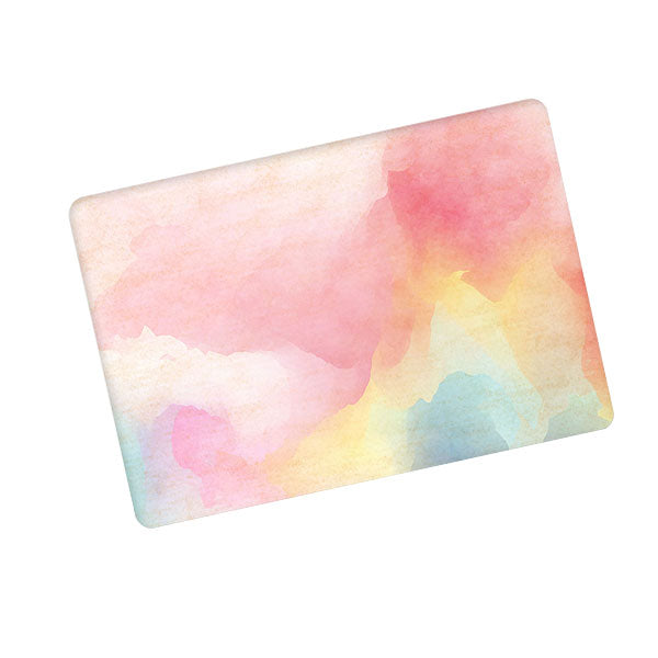 ikase RS-783WHITE Without Apple Cut Out Logo - Macbook Case - Macbook Air Pro 13" inch + Free Keyboard Cover