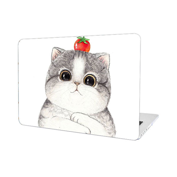 Ikase RS-805WHITE Without Apple Cut Out Logo - Macbook Case - Macbook Air Pro 13" Inch + Free Keyboard Cover