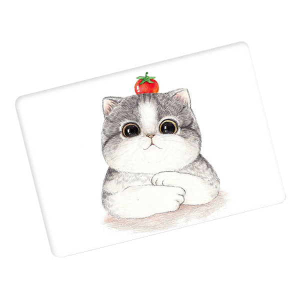 ikase RS-805WHITE Without Apple Cut Out Logo - Macbook Case - Macbook Air Pro 13" inch + Free Keyboard Cover