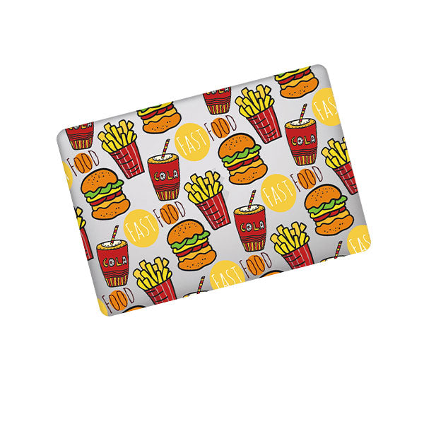 ikase RS-809BLACK Without Apple Cut Out Logo - Macbook Case - Macbook Air Pro 13" inch + Free Keyboard Cover