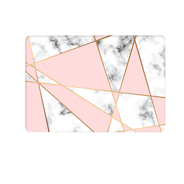 Ikase RS-819WHITE Without Apple Cut Out Logo - Macbook Case - Macbook Air Pro 13" Inch + Free Keyboard Cover