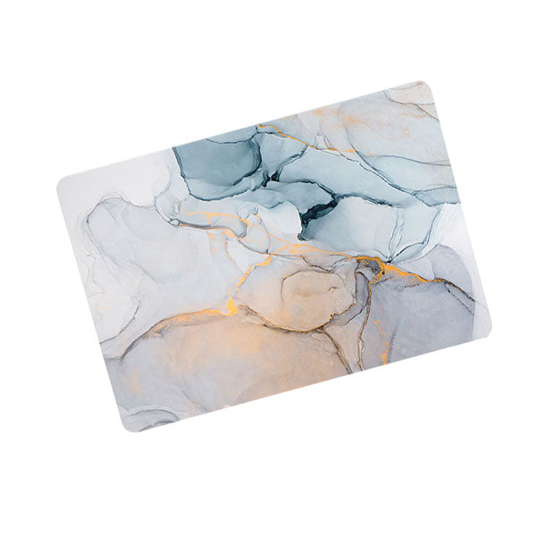 ikase RS-912WHITE Without Apple Cut Out Logo - Macbook Case - Macbook Air Pro 13" 13.6" inch + Free Keyboard Cover