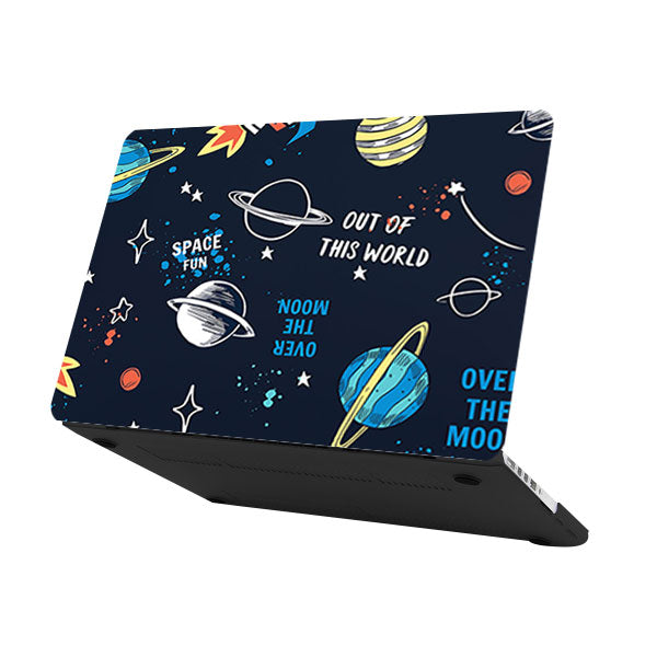 Ikase RS-960BLACK Without Apple Cut Out Logo - Macbook Case - Macbook Air Pro 13" Inch + Free Keyboard Cover