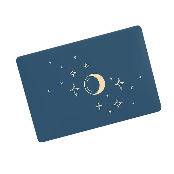 ikase RS-967BLACK Without Apple Cut Out Logo - Macbook Case - Macbook Air Pro 13" inch + Free Keyboard Cover