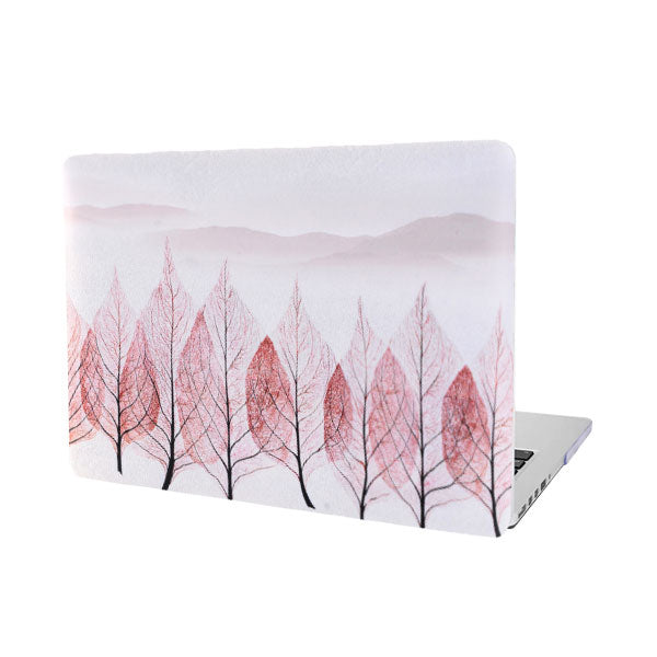 Ikase Simplyleaf Without Apple Cut Out Logo - Macbook Case - Macbook Air Pro 13" Inch + Free Keyboard Cover