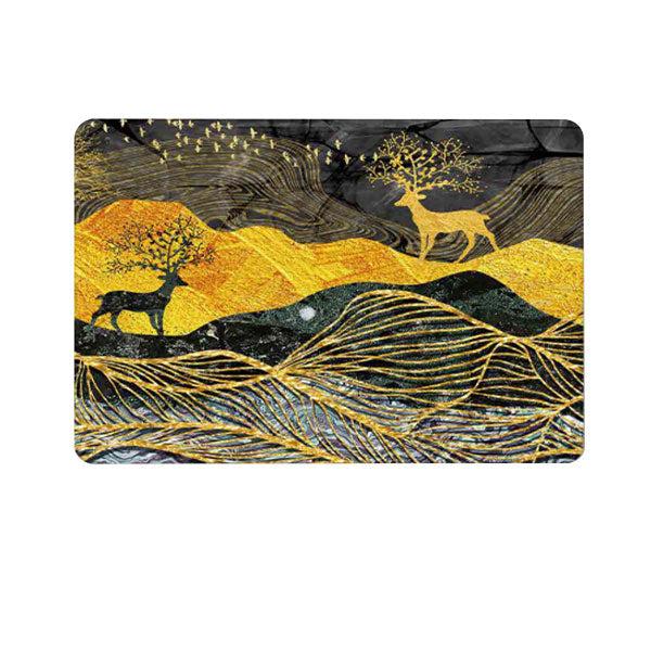 Ikase SymmetricalDeer-049 - Macbook Case - Macbook M1 M2 Pro Max 14" 16" Inch + Free Keyboard Cover