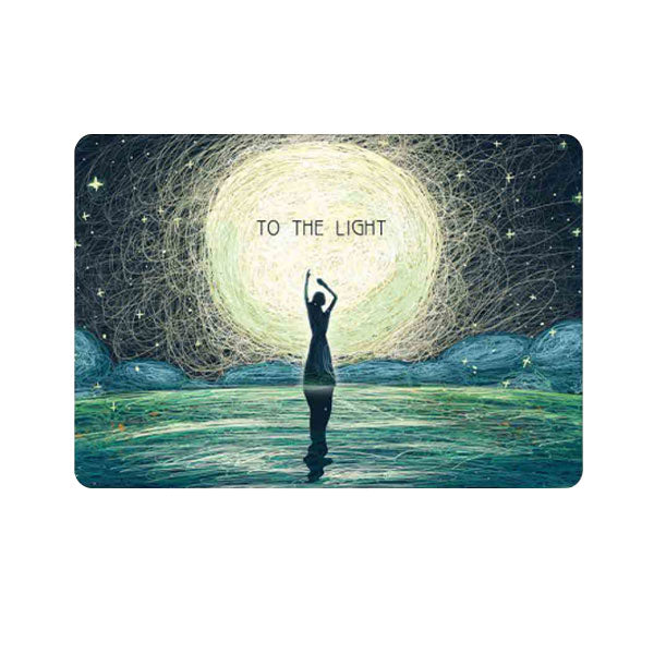 Ikase ToTheLight-025 - Macbook Case - Macbook M1 M2 Pro Max 14" 16" Inch + Free Keyboard Cover