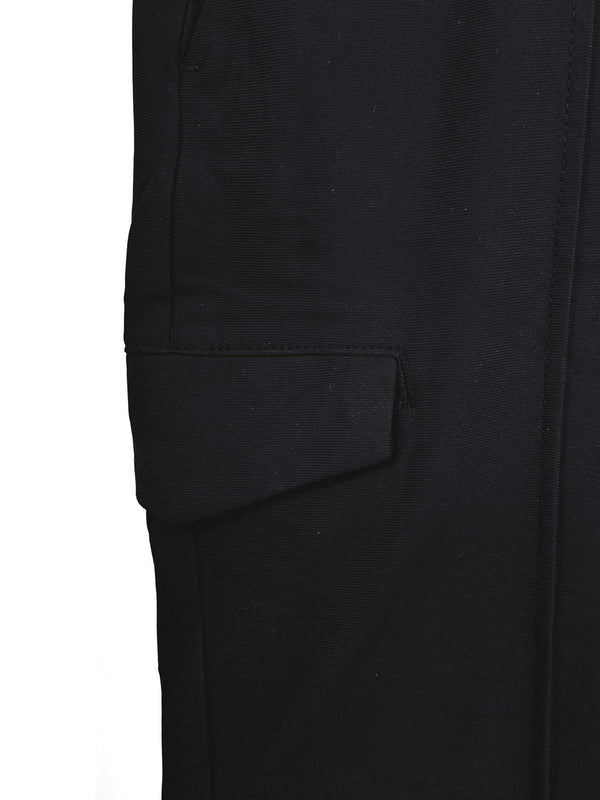 Ike Behar Black With Single Cargo Pocket Flex Tech Jogger Pant