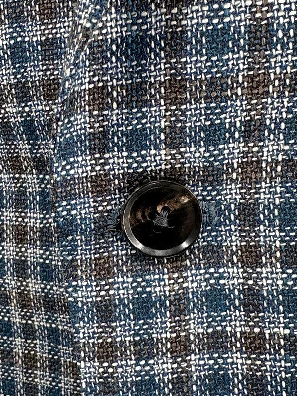 Ike Behar Brown And Forest Green Buffalo Check Sport Coat