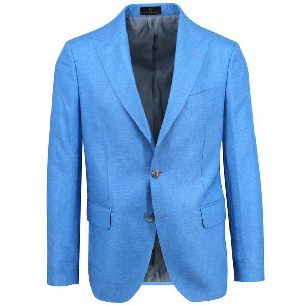 ike behar Aqua Silk and Cashmere Sport Coat
