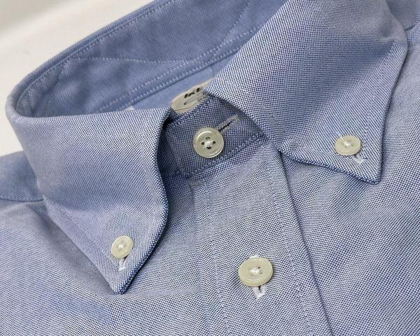 Ike Behar Blue Oxford Button-Down Shirt
