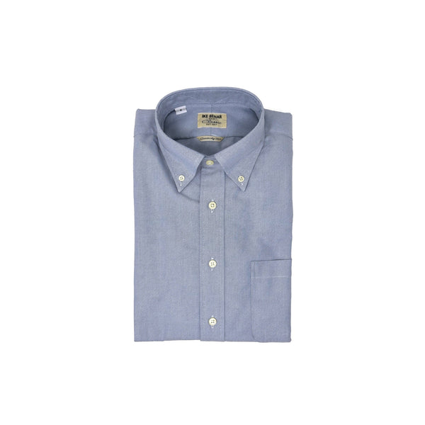 Ike Behar Blue Oxford Button-Down Shirt