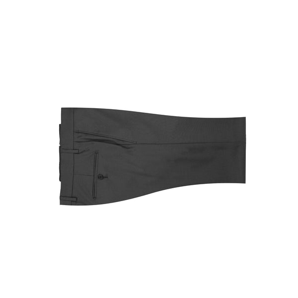 ike behar Charcoal Loro Piana Twill Dress Pant