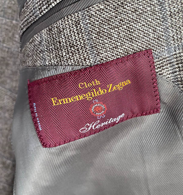 Ike Behar Classic Glen Plaid Suit