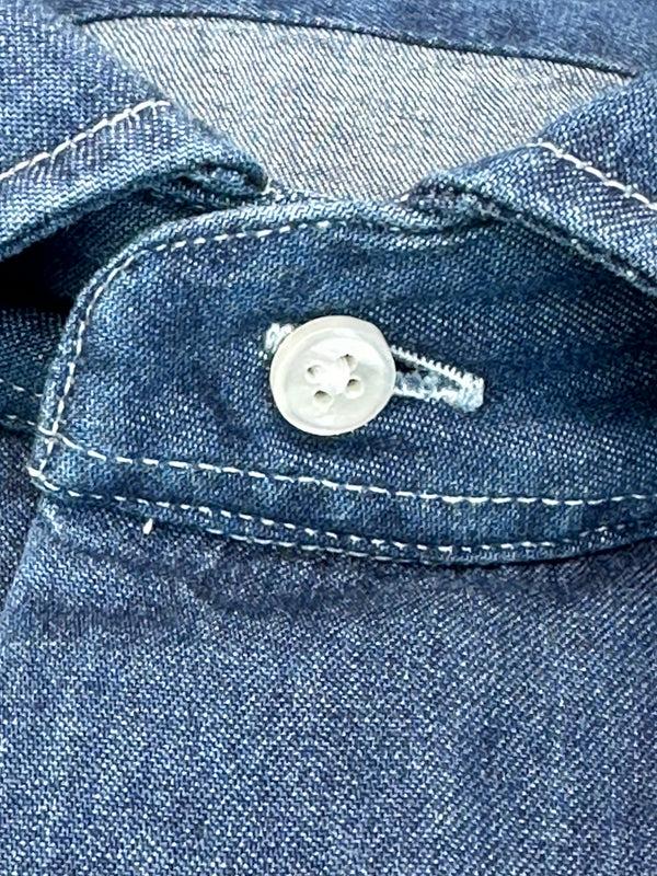 Ike Behar Dark Wash Denim Shirt