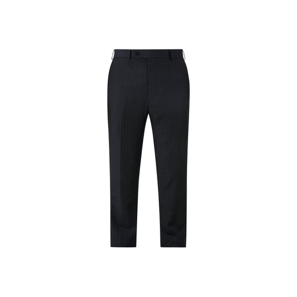 Ike Behar Deep Charcoal Pin Stripe Suit