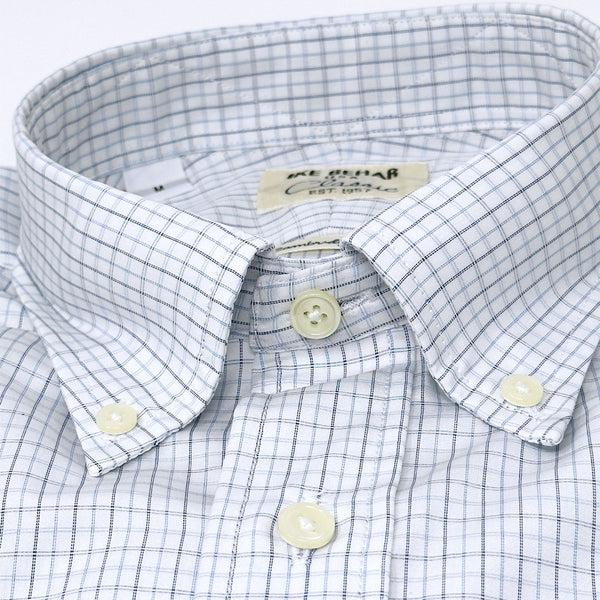 Ike Behar Graph Check Button-Down Shirt