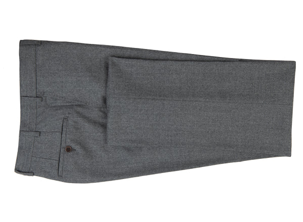 ike behar Gray Flannel Dress Pants