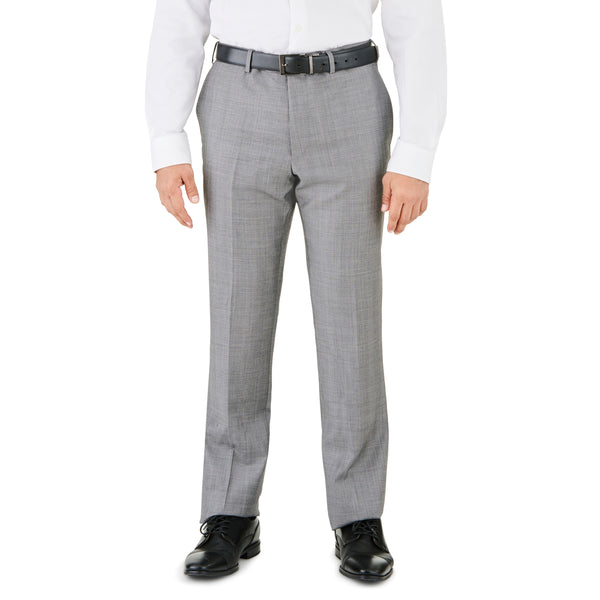 Ike Behar Grey Textured Suit